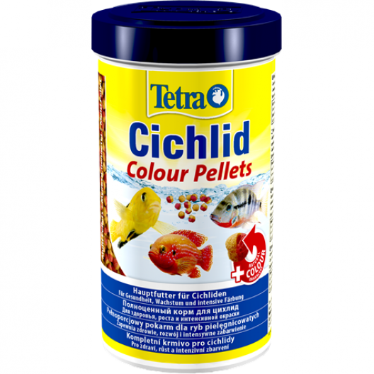 Tetra Cichlid Colour. Тетра корм для цихлид 165гр/500мл