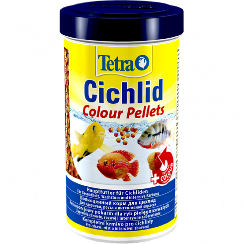 Tetra Cichlid Colour. Тетра корм для цихлид 165гр/500мл