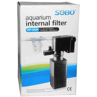Фильтр помпа для аквариума SOBO WP-850F c подачей кислорода, для аквариума 30-50л