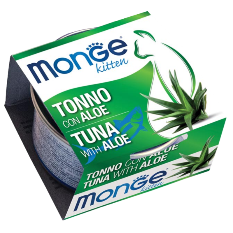 Monge Natural Fruit Tuna & Aloe Kitten. Монже для котят с тунцом и алоэ.