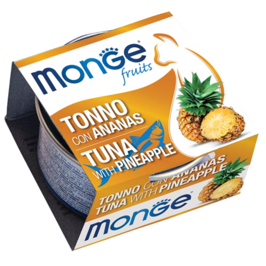 Monge Natural Fruit Tuna & Pineapple Adult. Монже для кошек с тунцом и ананасом.