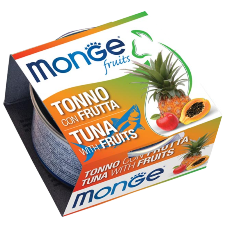 Monge Natural Fruit Tuna & Fruits Adult. Монже для кошек с тунцом и фруктами.