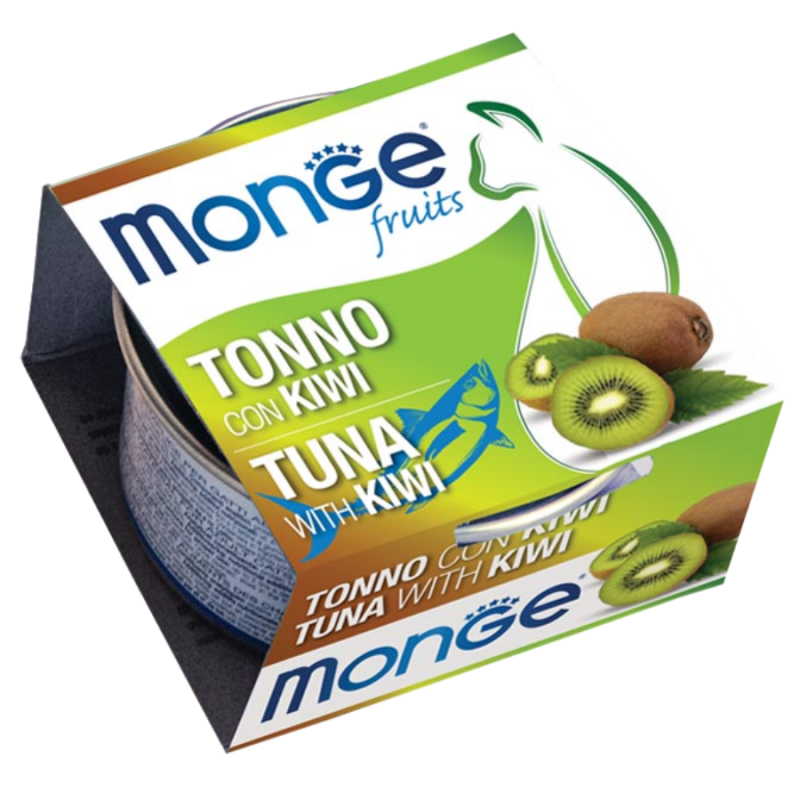 Monge Natural Fruit Tuna & Kiwi Adult. Монже для кошек с тунцом и киви.