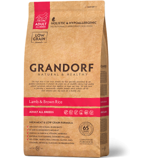 Grandorf Adult All Breeds lamb&brown rice 3kg. Грандорф сухой корм для собак всех пород холистик класса "Ягненок с бурым рисом" 3кг.