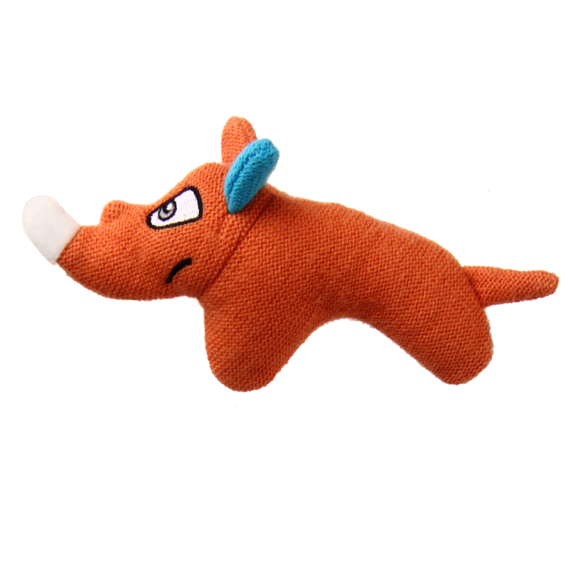 GiGwi Dog Toys. ГиГви игрушка для собак "Носорог с пищалкой" Арт.75531