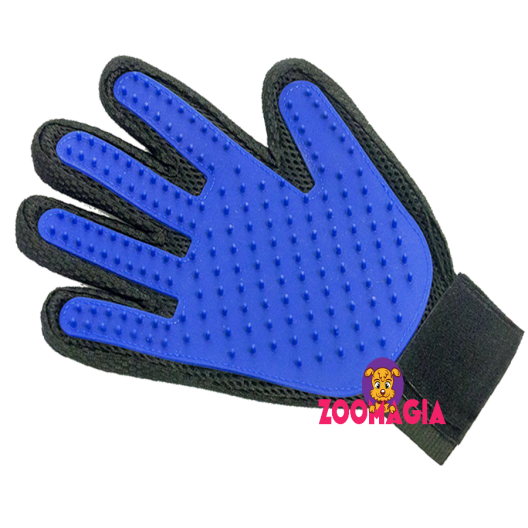 True Touch Five finger deshedding glove. Перчатка массажная для вычесывания шерсти кошек и собак. Перчатка для мытья животных. 