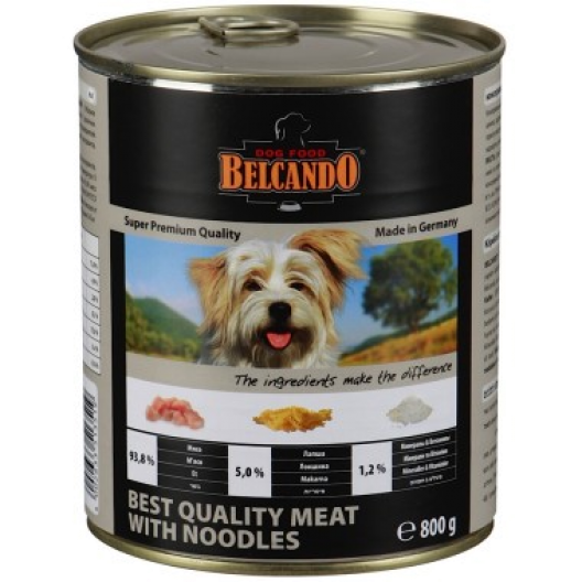Belcando meat & noodles. Белкандо консервы для собак отборное мясо с лапшой, 800гр.