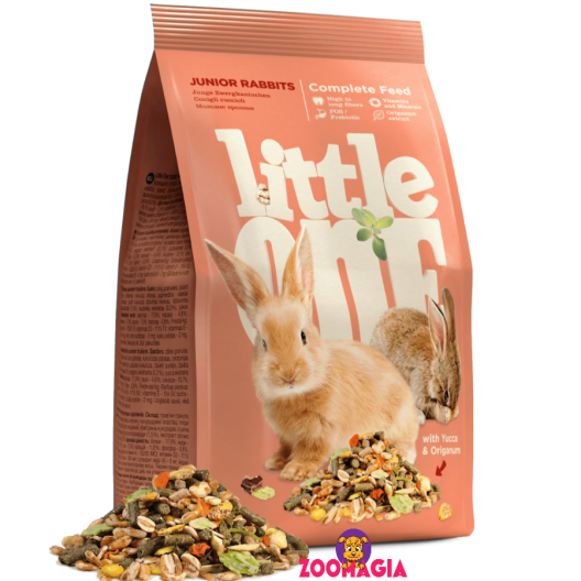 Little One Complete Feed Junior Rabbits. Полнорационный корм Литтл  Ван  для молодых кроликов. 900гр.