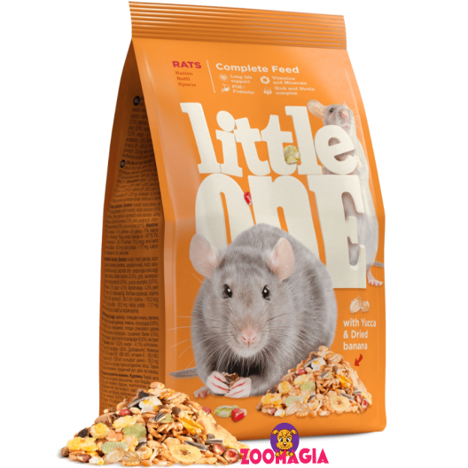 Little One Complete Feed Rats. Полнорационный корм Литтл  Ван  для крыс. 400гр.