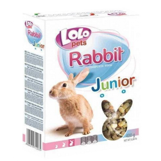 Полнорационный корм Lolo Pets Basic For Junior Rabbit,  для молодых кроликов.  500гр. 