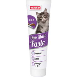 БЕАФАР Мальт паста для вывода шерсти из кишечника двойного действия для кошек 100г (Beaphar Duo Malt Paste)