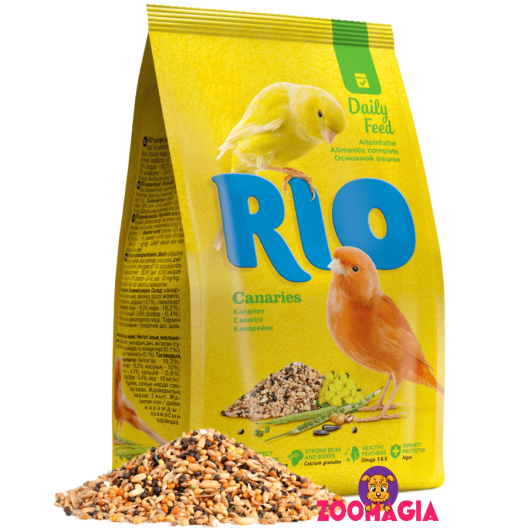 Rio Daily Feed Canaries. Рио основной корм для канареек. 500гр.