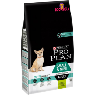 Pro Plan Dog Opti Digest Adult Small & Mini с ягненком. Про план для взрослых собак мелких пород с чувствительным пищеварением с ягненком. Пакет 7 кг. 