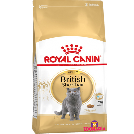 Royal Canin British Shorthair. Сухой полнорационный корм Роял Канин для кошек британской породы . Корм для взрослых  британских кошек.  10 кг