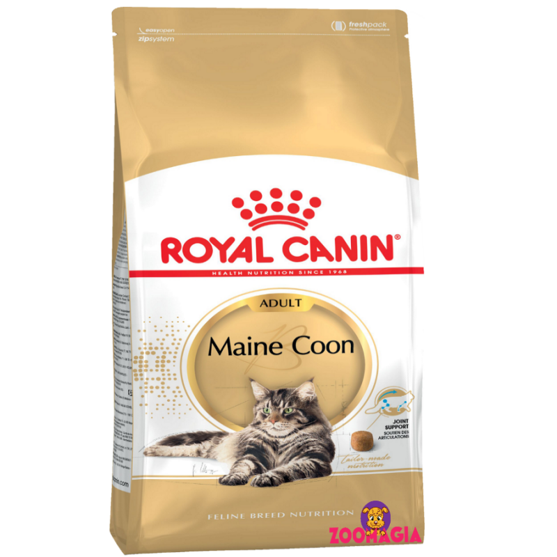 Royal Canin Maine Coon 31. Полнорационный сухой корм Роял Канин для взрослых кошек породы Мейн-кун.  4 кг