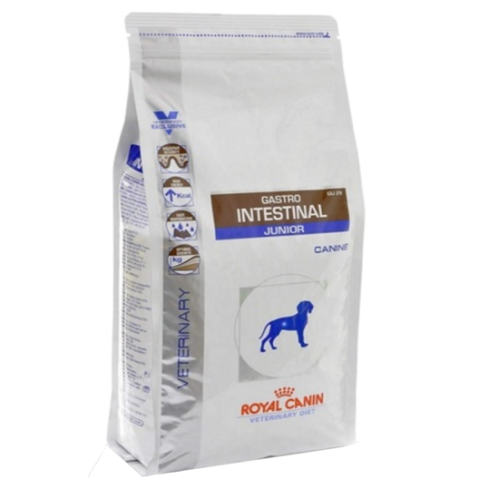 Royal Canin Veterinary Diet  Gastro Intestinal Dog Junior. Ветеринарная диета  для щенков Гастроинтестинал .  Корм для щенков с проблемным пищеварением. 2,5 кг. 