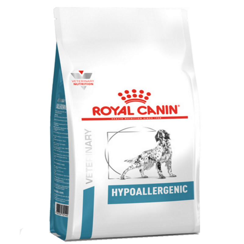 Royal Canin Veterinary Diet  Hypoallergenic Canine Dog. Ветеринарная диета Роял Канин Гиппоалергик. Сухой корм для собак с пищевой аллергией. 7 кг. 