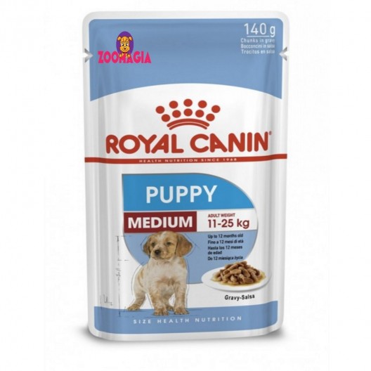 Влажный корм для щенков средних пород Royal Canin Medium Puppy, 140гр