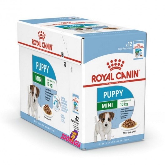 Влажный корм для щенков мелких пород Royal Canin Mini Puppy, 12*85гр