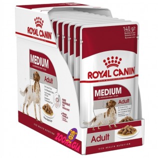 Влажный корм для взрослых собак средних пород Royal Canin Medium Adult, 10*140гр