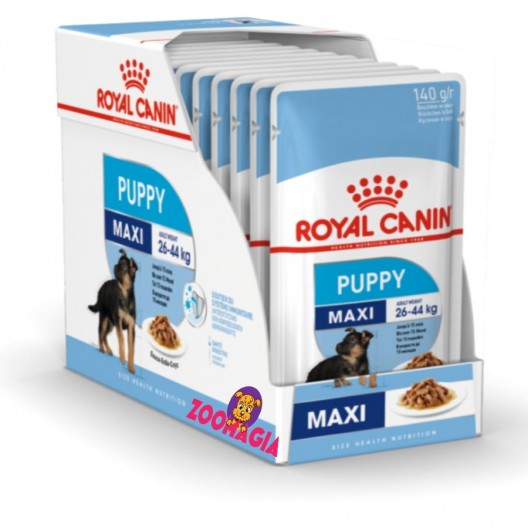 Влажный корм для щенков крупных пород Royal Canin Maxi Puppy, 10*140гр