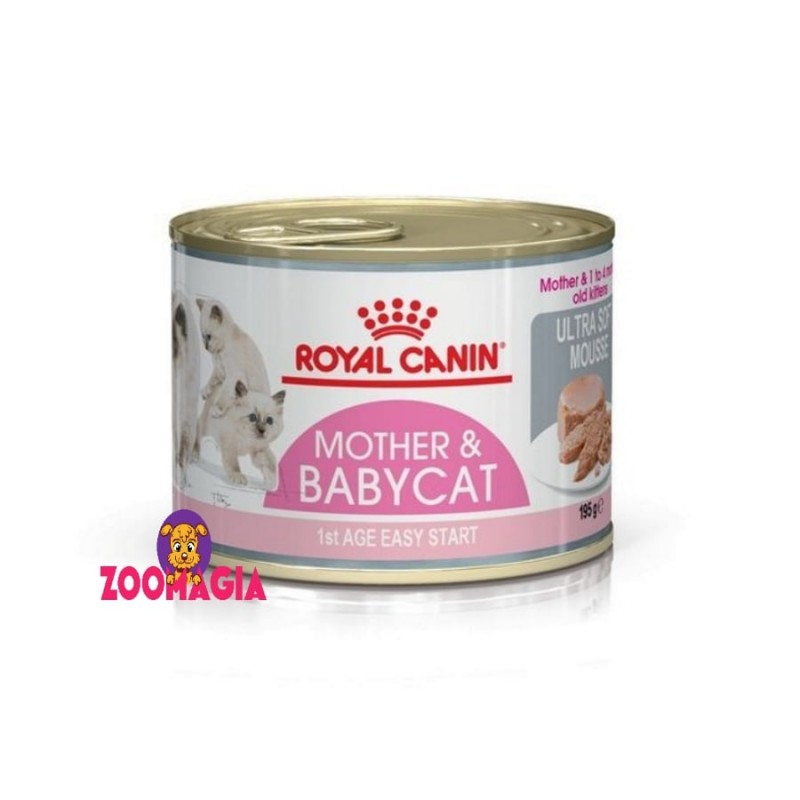 Корм для котят в первой фазе роста от момента отъёма до 4 месяцев Royal Canin Mother & Babycat, 195 гр