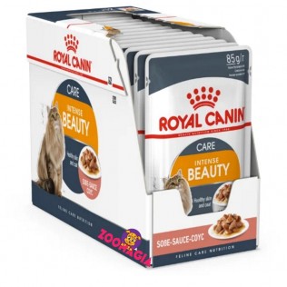 Влажный корм для кошек для поддержания красоты шерсти Royal Canin Intense Beauty Pork Free, 12*85 гр.