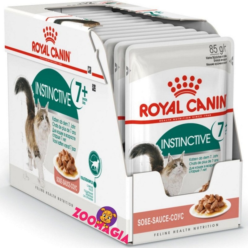 Влажный корм для кошек старше 7 лет Royal Canin Instinctive 7+, 12*85 гр.