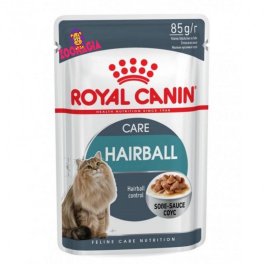 Влажный корм для кошек для снижения риска образования комочков Royal Canin HairBall Care, 85 гр.