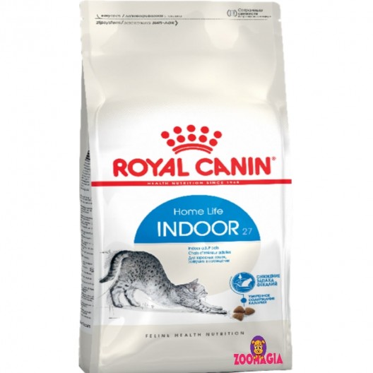 Сухой корм для взрослых кошек постоянно живущих вне улицы, в домашних условиях Royal Canin Indoor, 10 кг