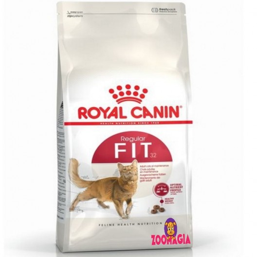 Сухой повседневный корм для кошек с умеренной активностью нерегулярно бывающих на улице Royal Canin Fit 32, 2 кг