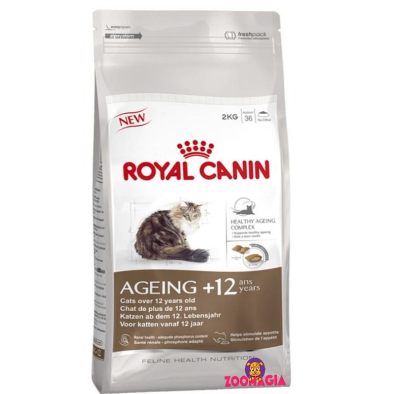 Сухой корм для пожилых кошек старше 12 лет Royal Canin Ageing 12+, 2 кг