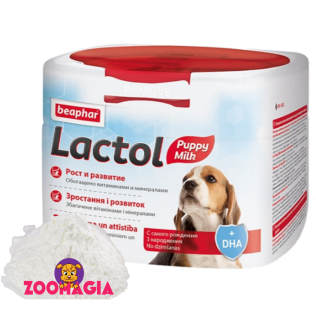 Beaphar Lactol Puppy milk. Биофар заменитель молока для новорожденных щенков. Сухое молоко  для приготовления смеси. 250гр.