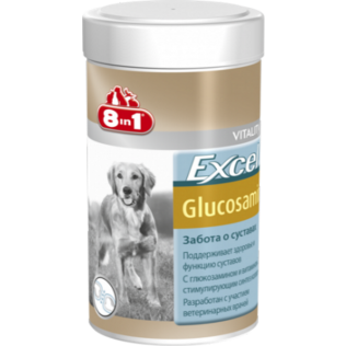 Excel 8in1  Glucosamine. Эксель Глюкозамин. Хондропротектор  для собак. 55 таблеток. 