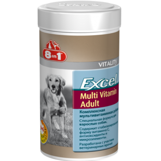 Excel Multivitamin Adult. Эксель мультивитамины для взрослых собак.  70 таблеток. 