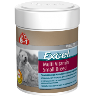 Excel Multivitamin Small Breed. Эксель мультивитамины для собак мелких пород. 70 таб. 