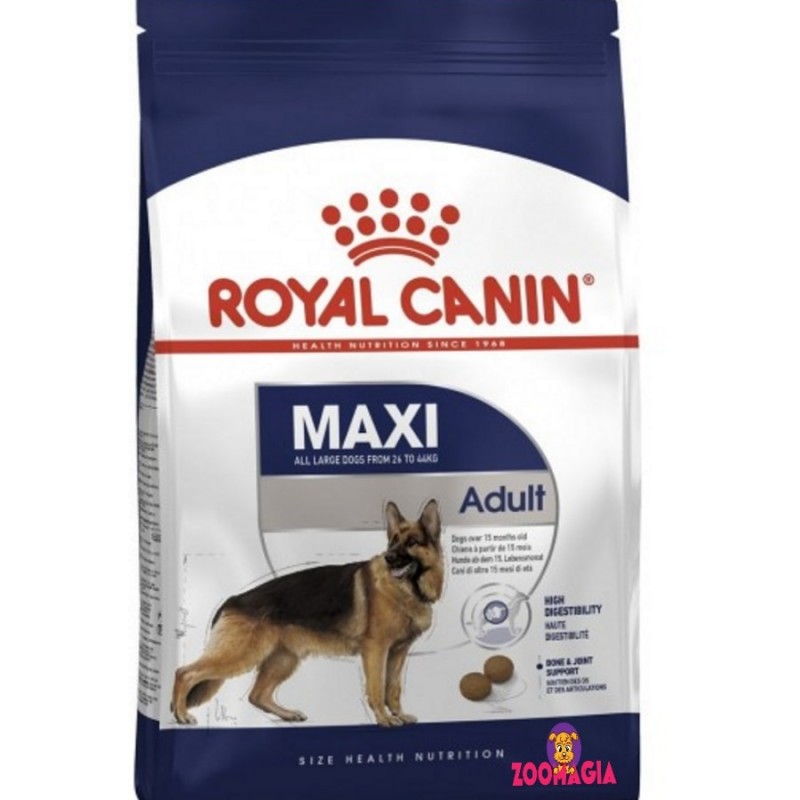 Корм для взрослых собак крупных пород Royal Canin Maxi Adult, 4 кг