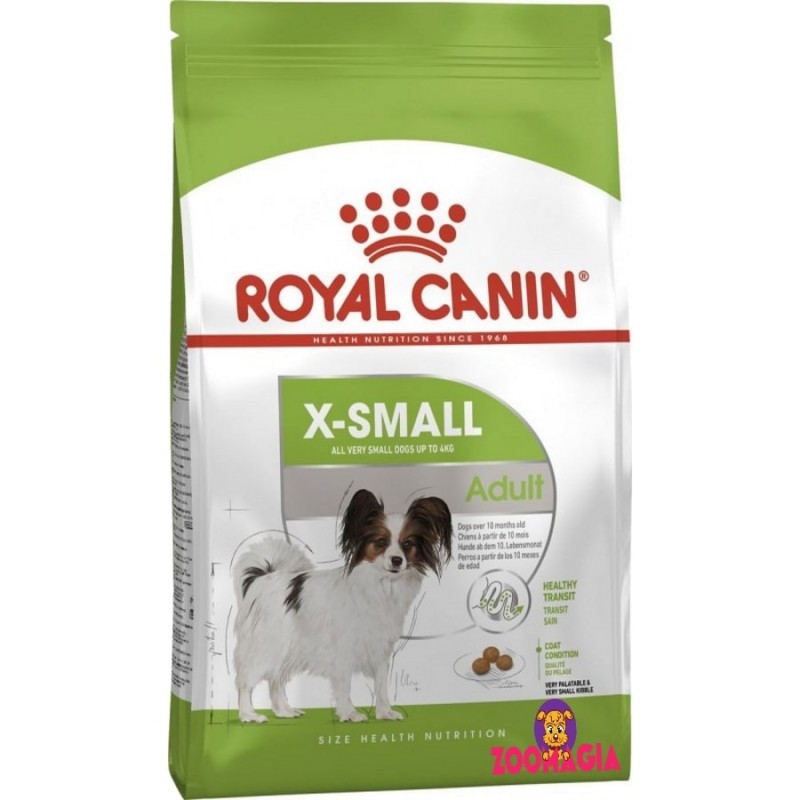 Сухой корм для собак миниатюрных пород Royal Canin X-Small Adult, 1.5 кг